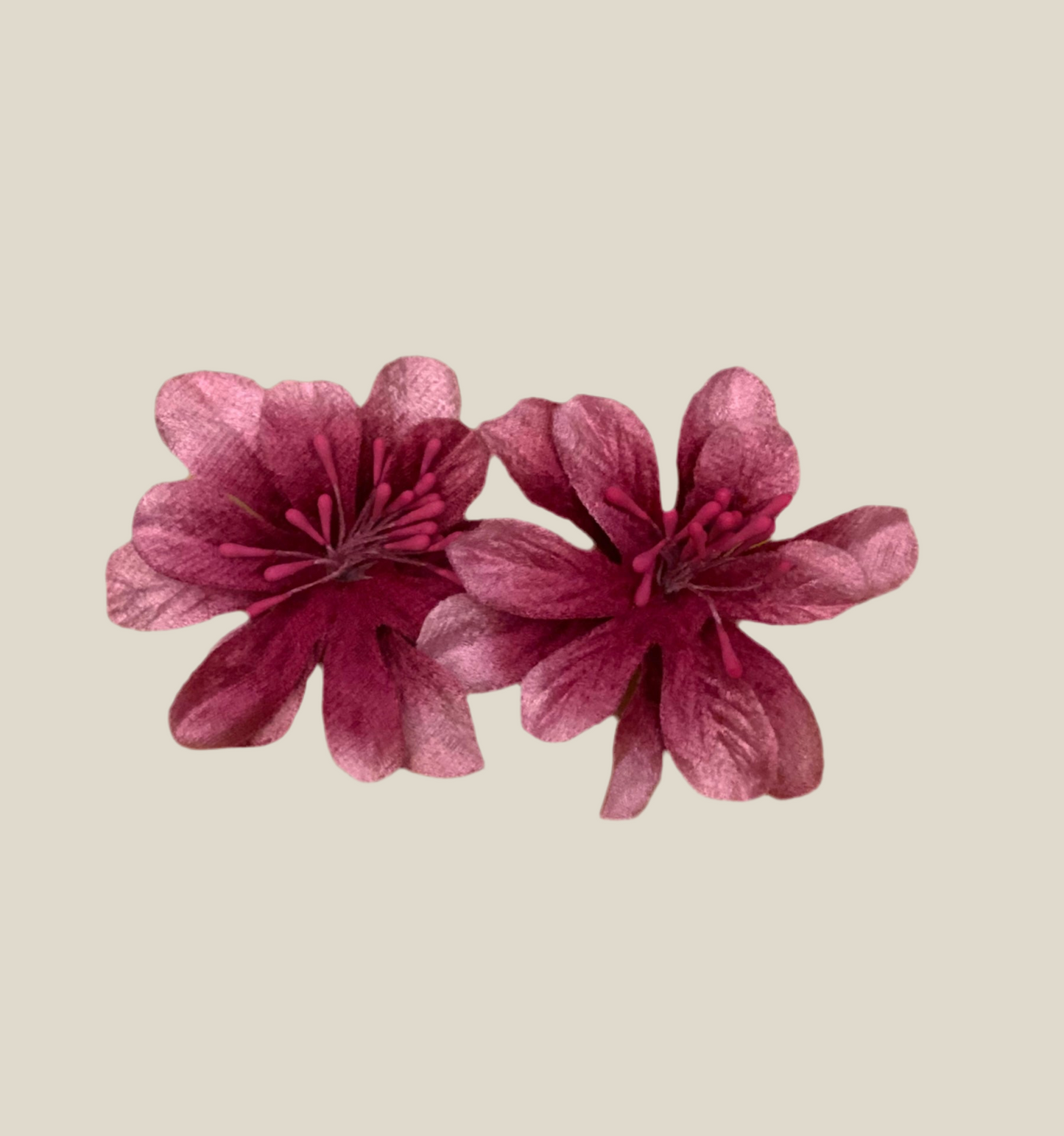 Pendientes Corola buganvilla