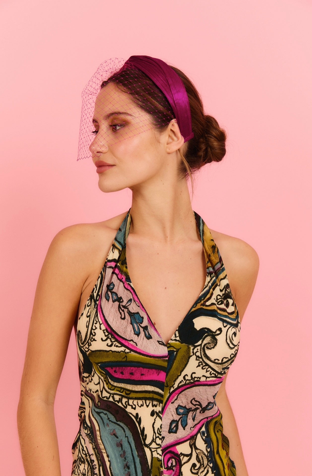 Baroness orchid headband