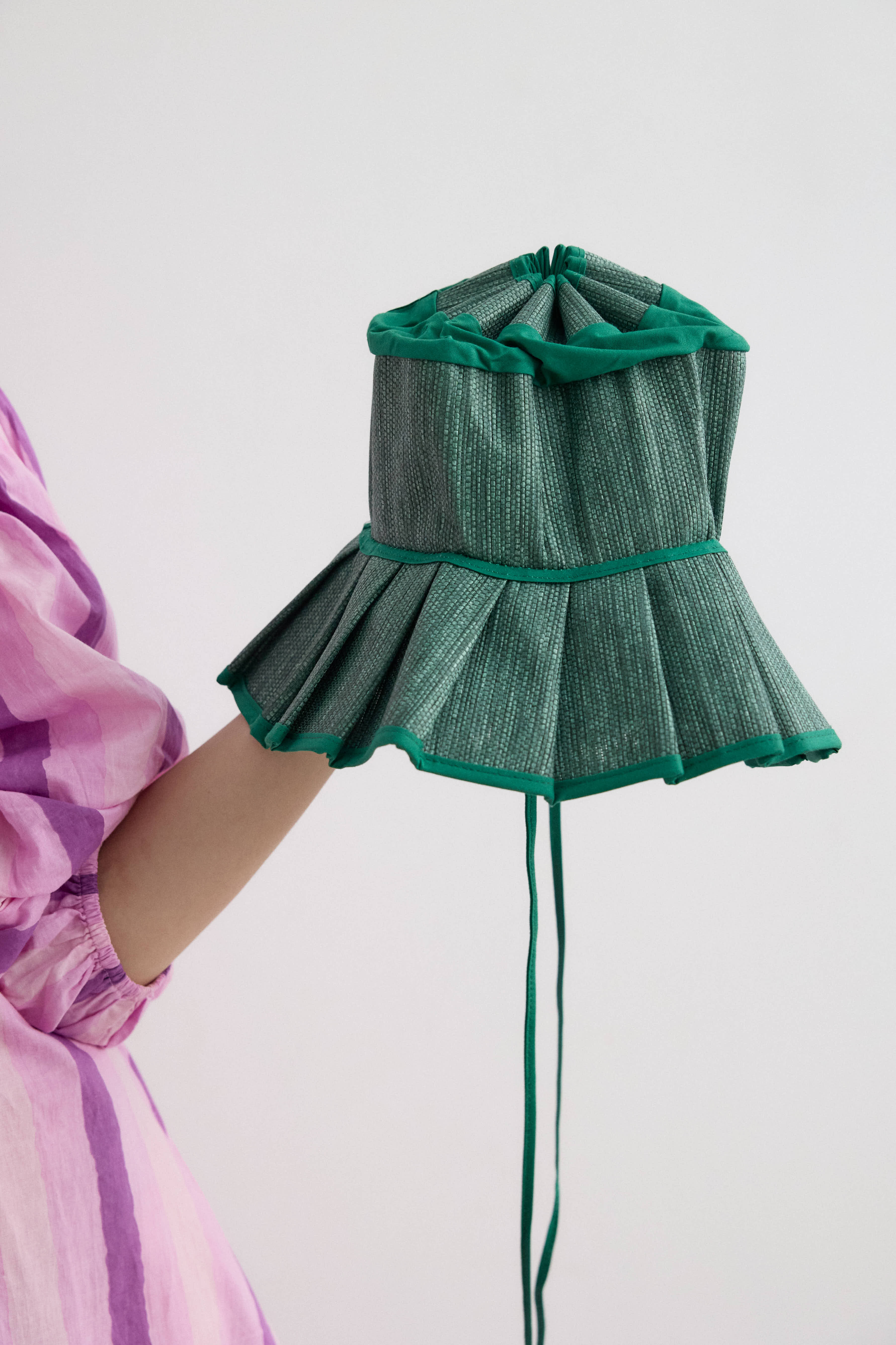 Sombrero Paraguas mini verde