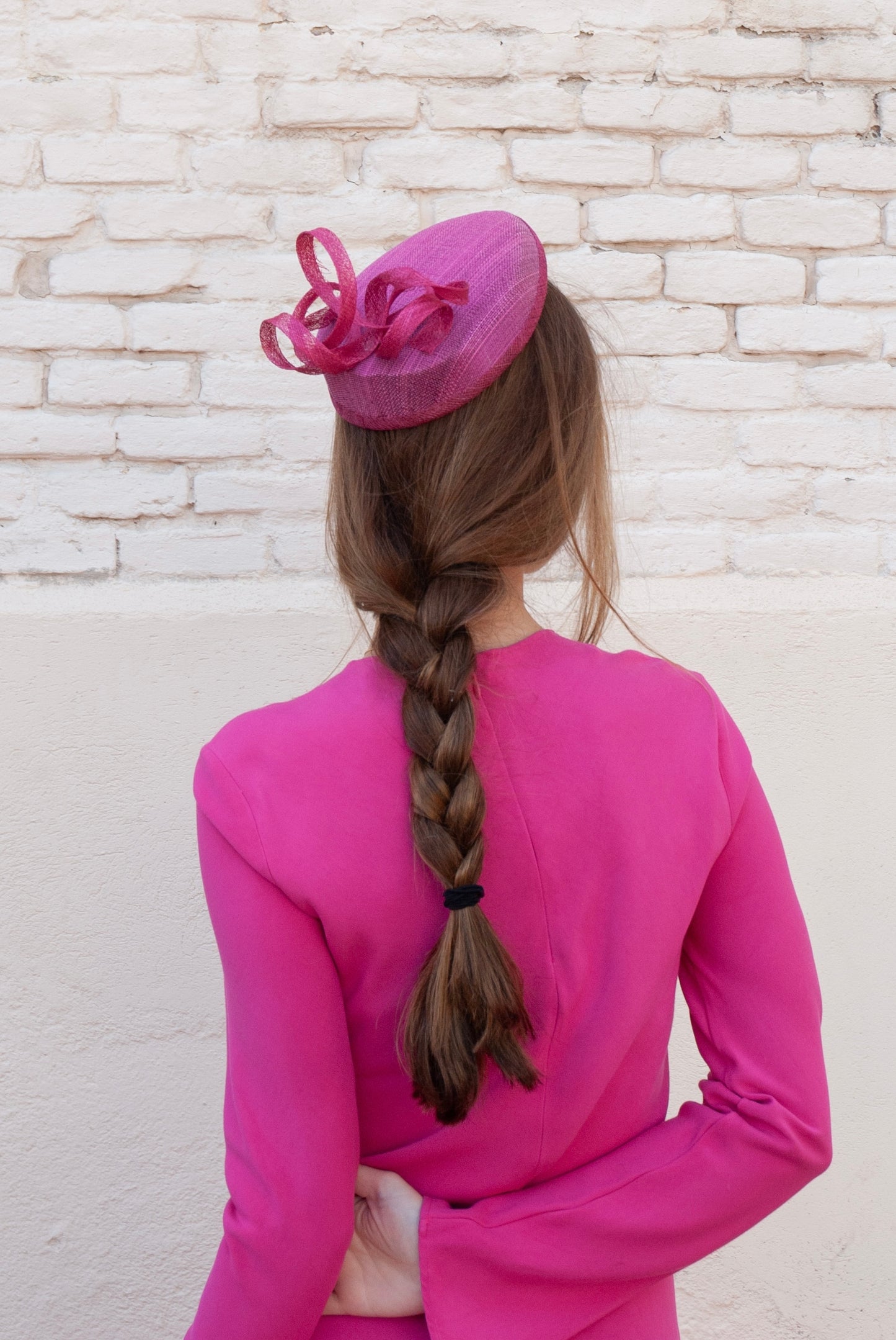 Tocado Romina buganvilla