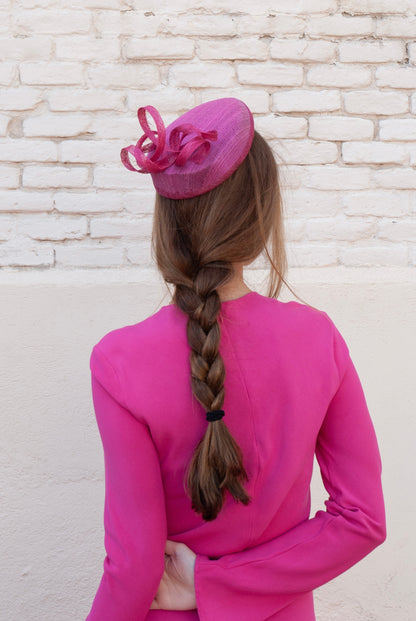 Tocado Romina buganvilla