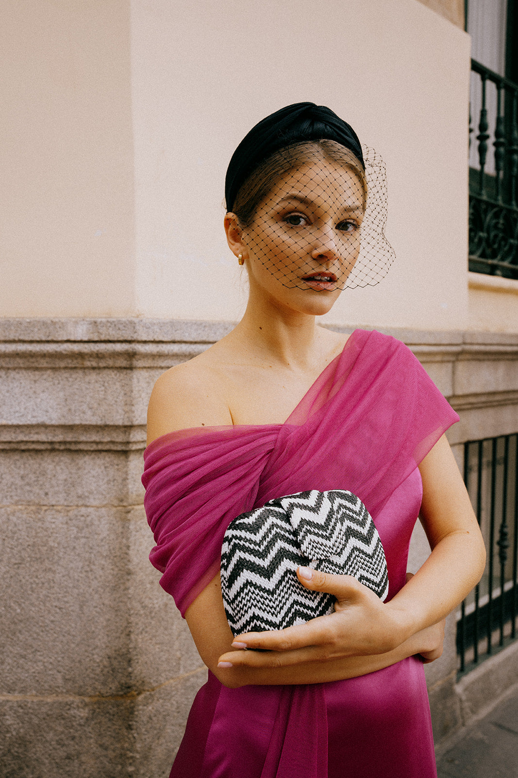 Margitta bag, black and white