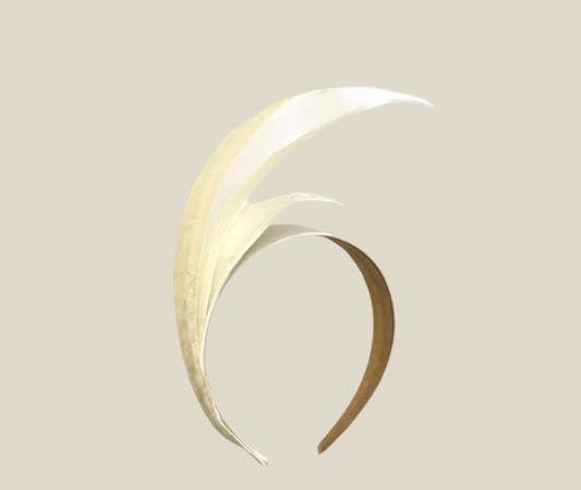 Diadema Palma blanca