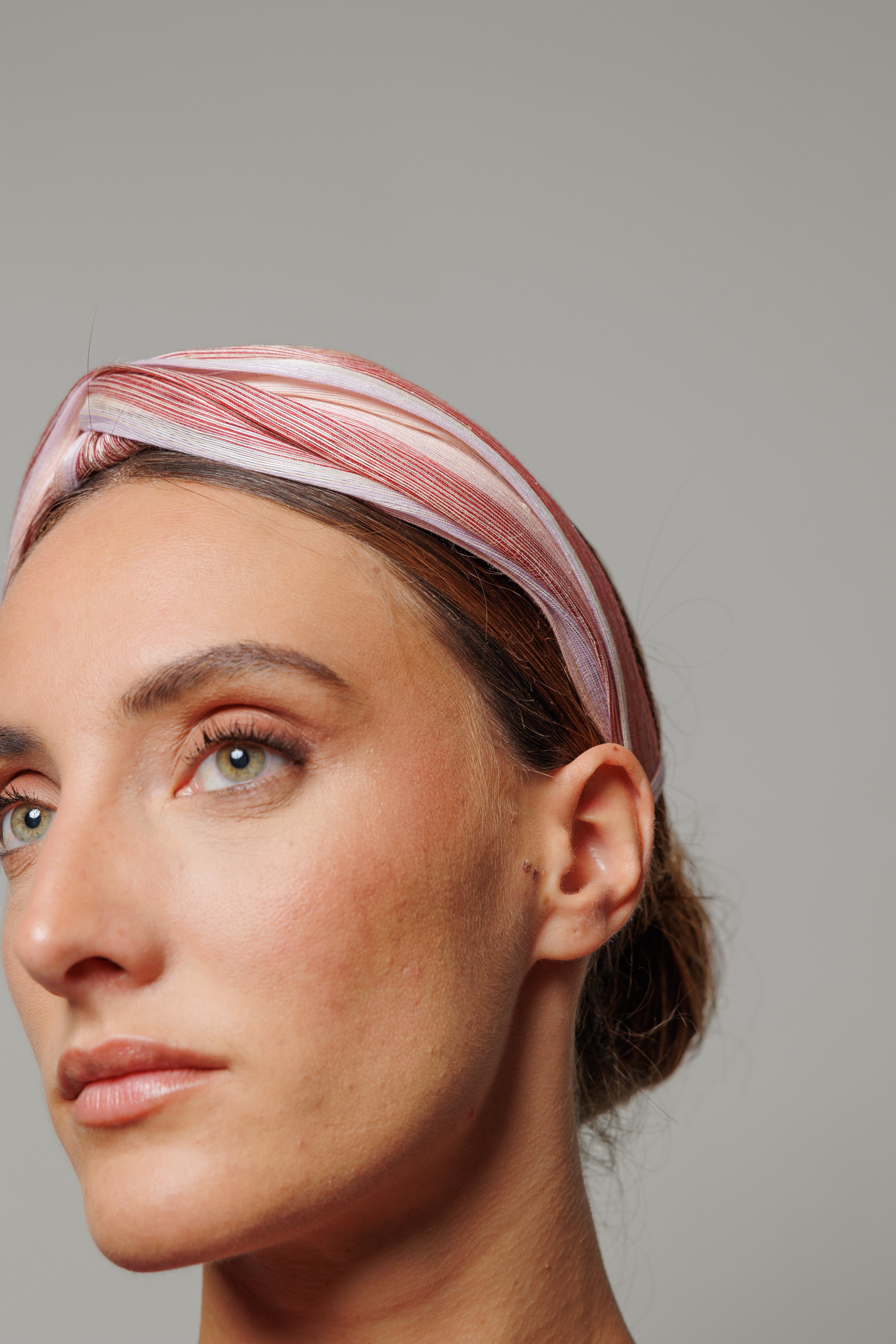 Baroness headband beige, wine, nude