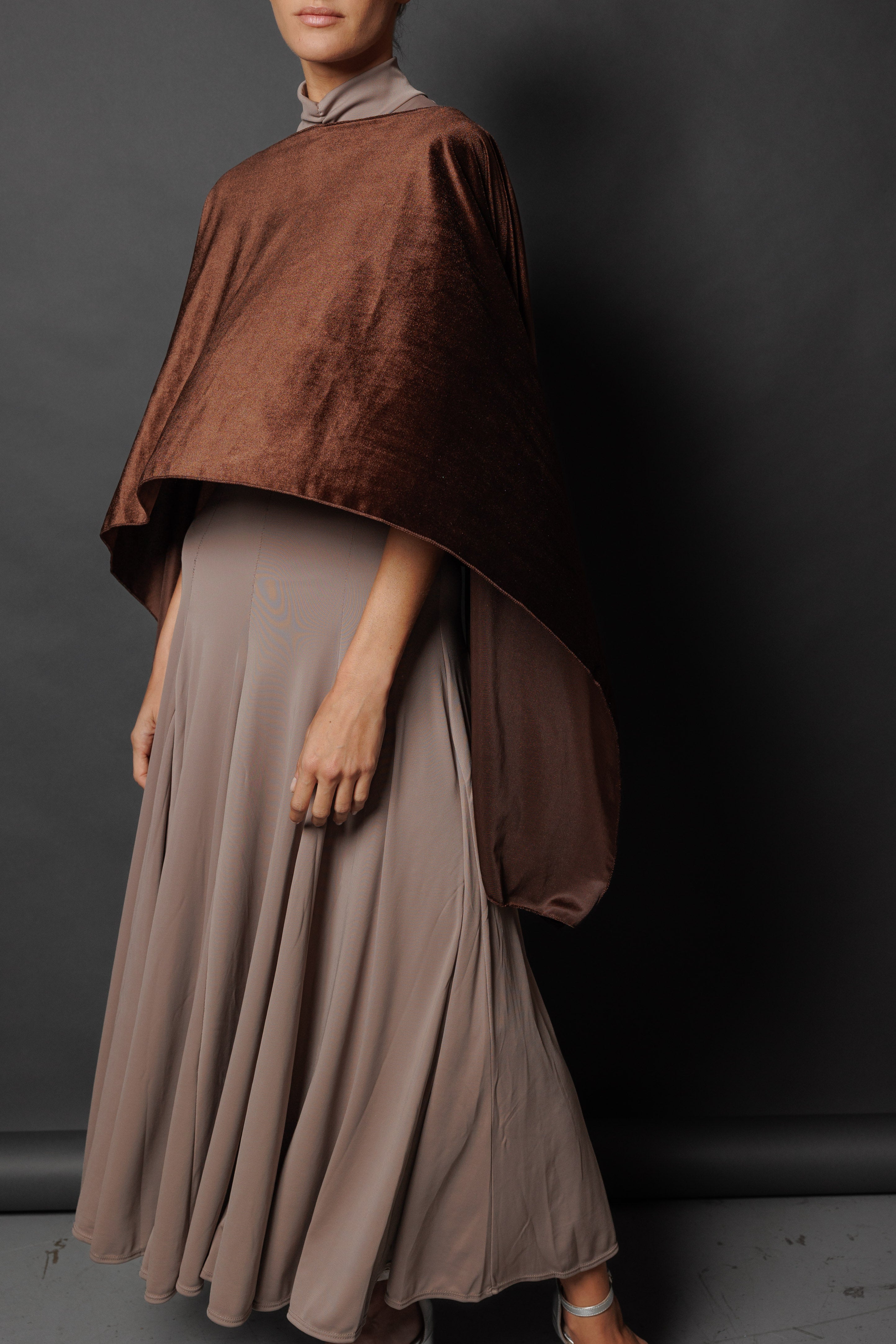 Capa de terciopelo Chocolate