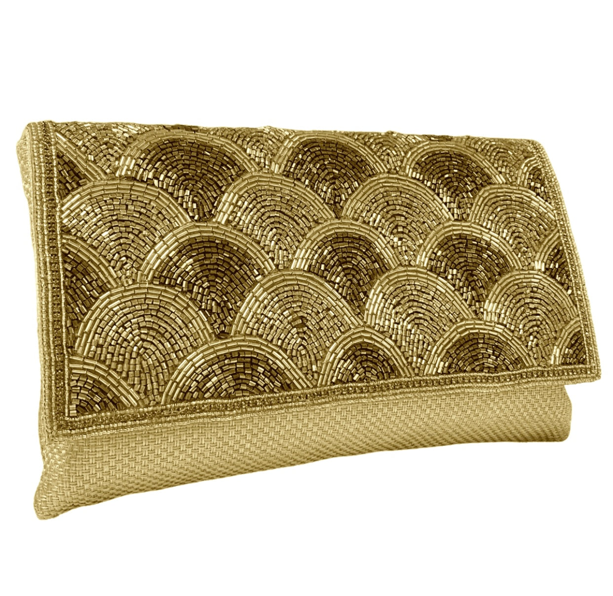 Golden Beaded Bag