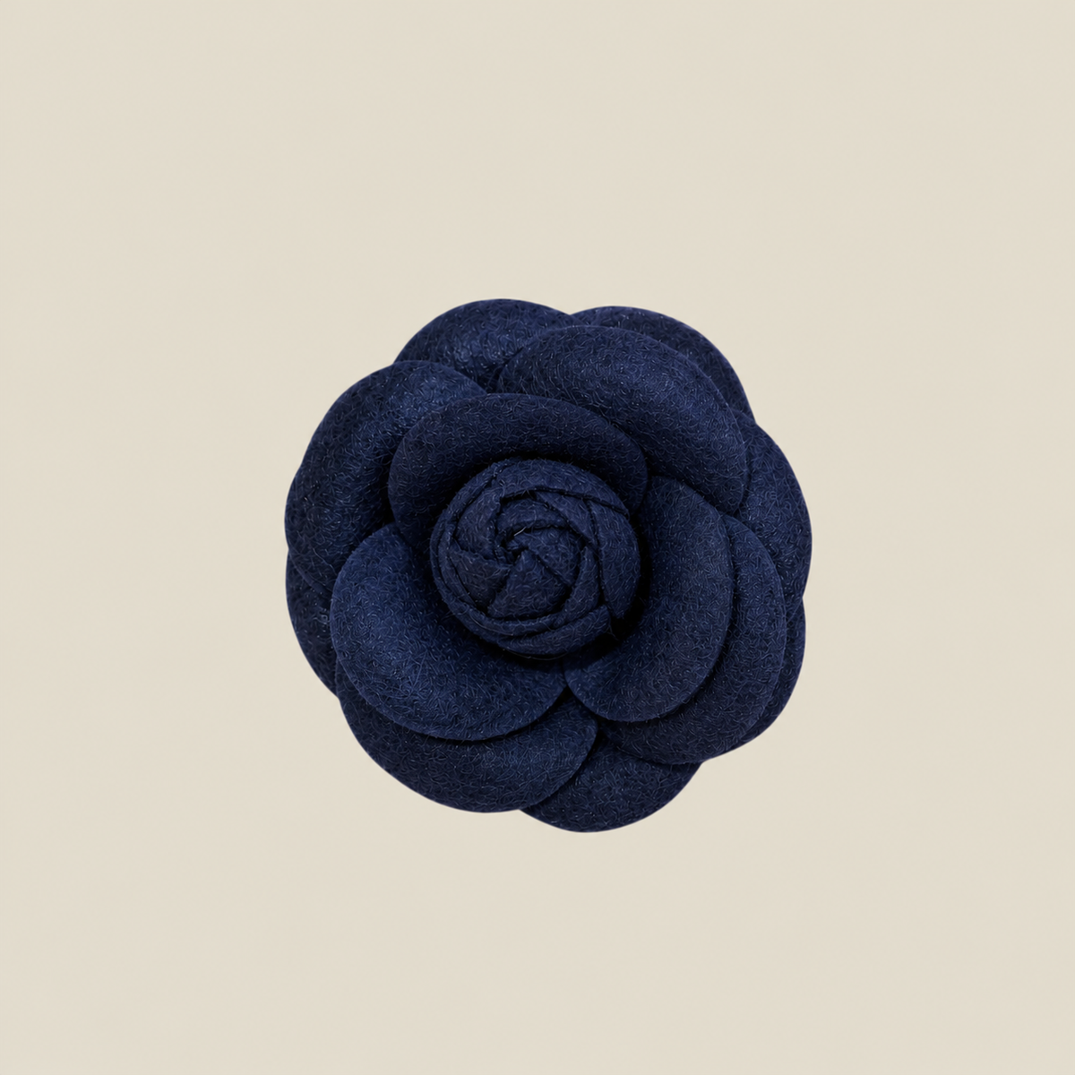 Broche Camelia marino