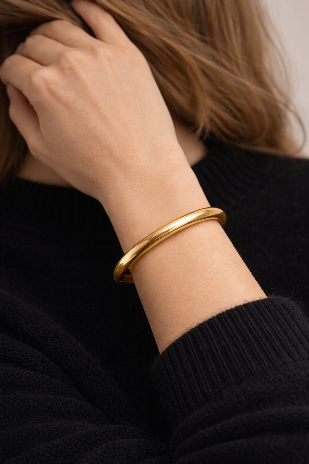 Brazalete Nudo dorado