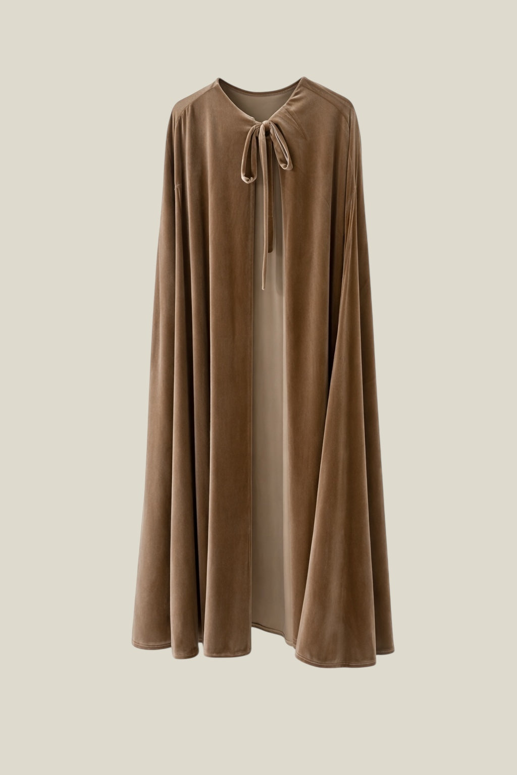 Capa de terciopelo Larga Marrón