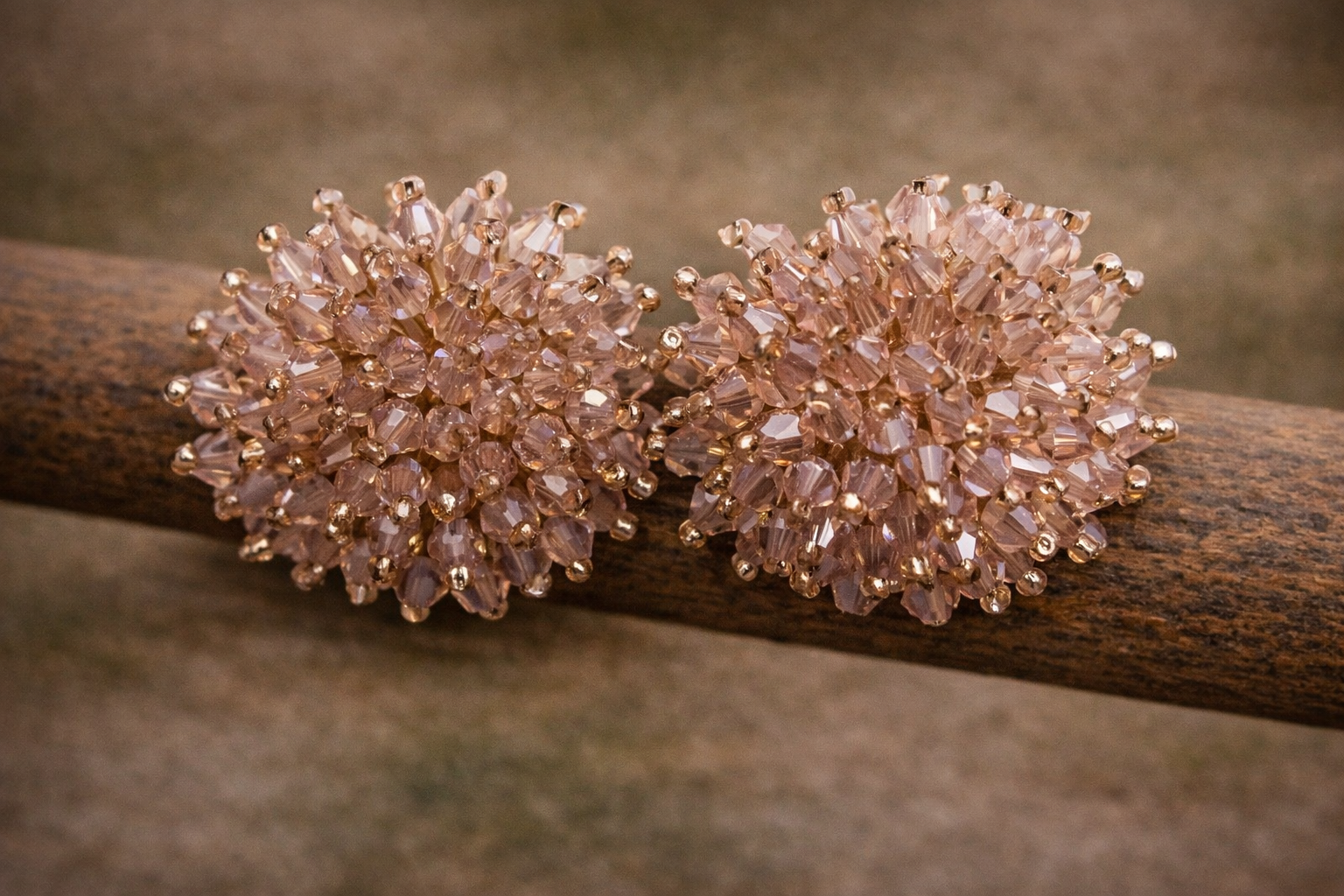 Pendientes Erizo rosa