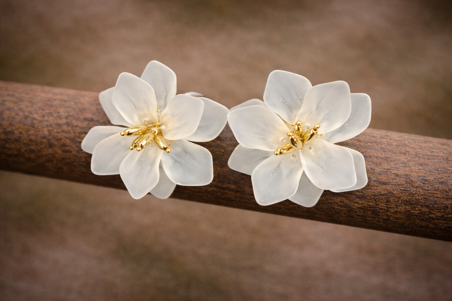 Pendientes Almadraba blanco