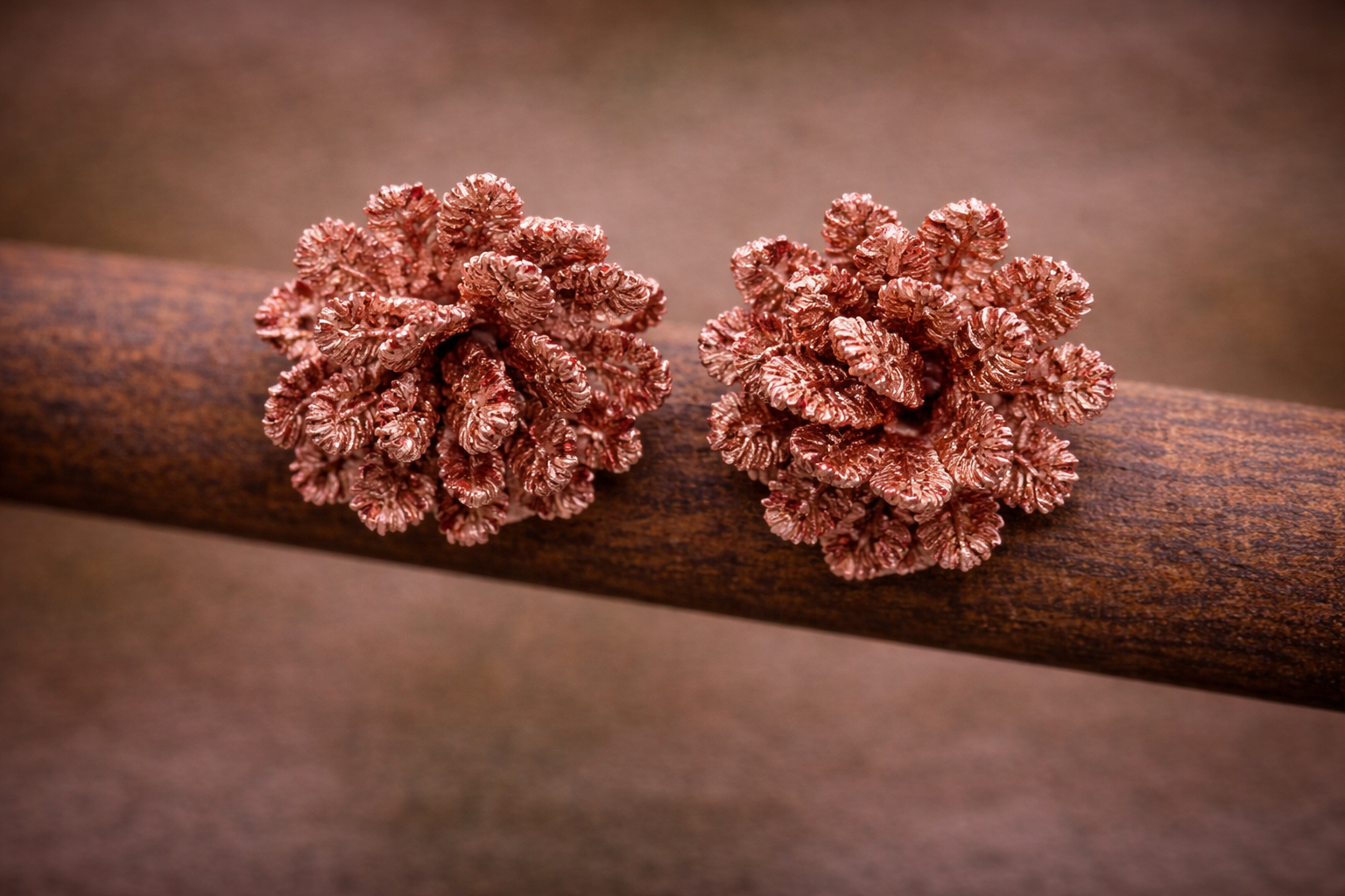 Pendientes Ganchillo buganvilla