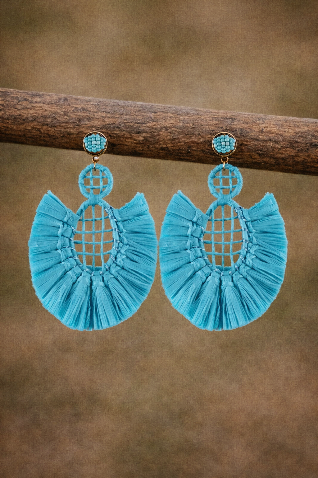 Pendientes Panamá azul