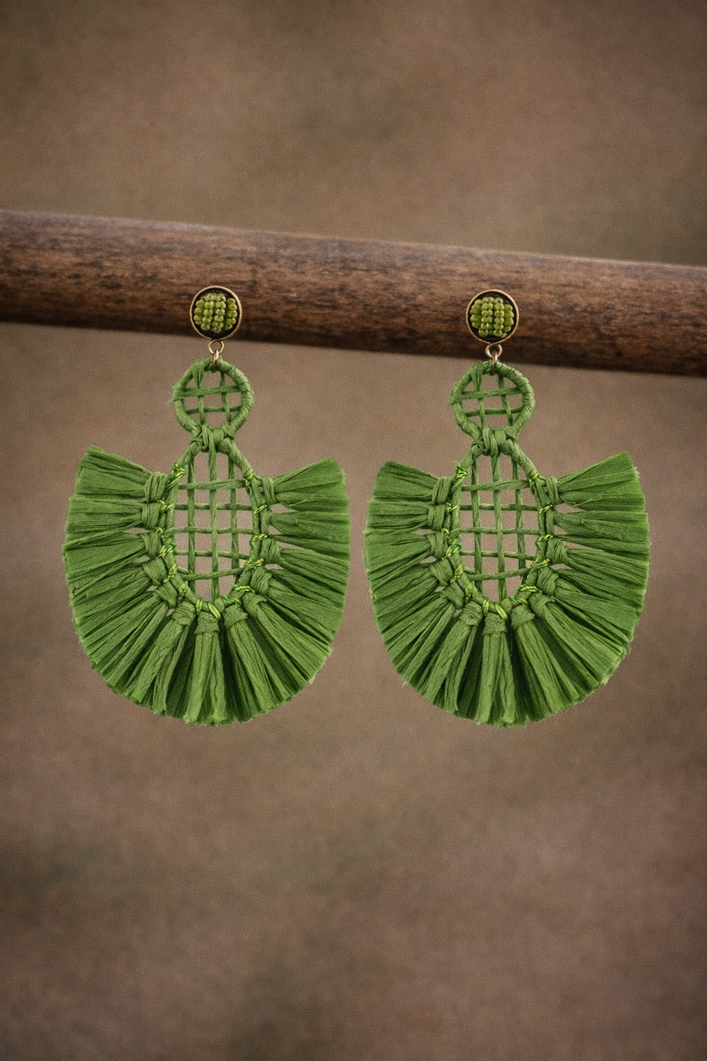 Pendientes Panamá verde