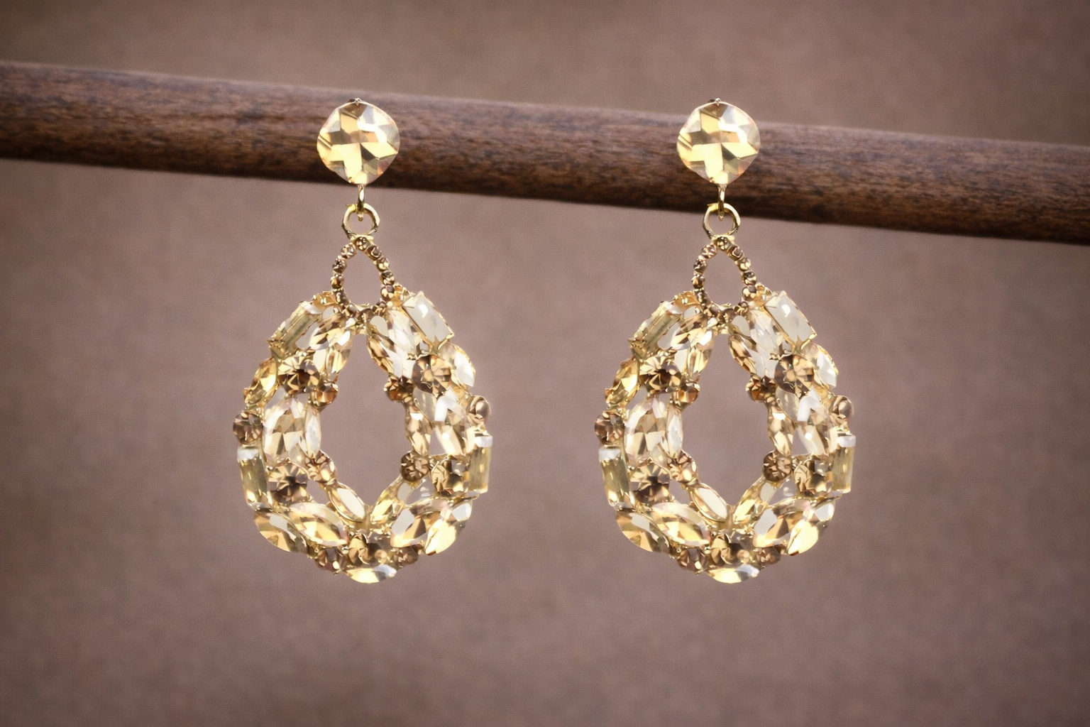 Pendientes Marbella dorados