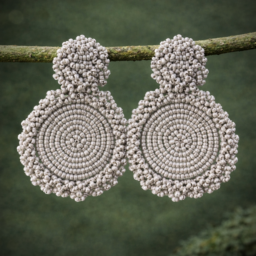 Pendientes Seychelles arena