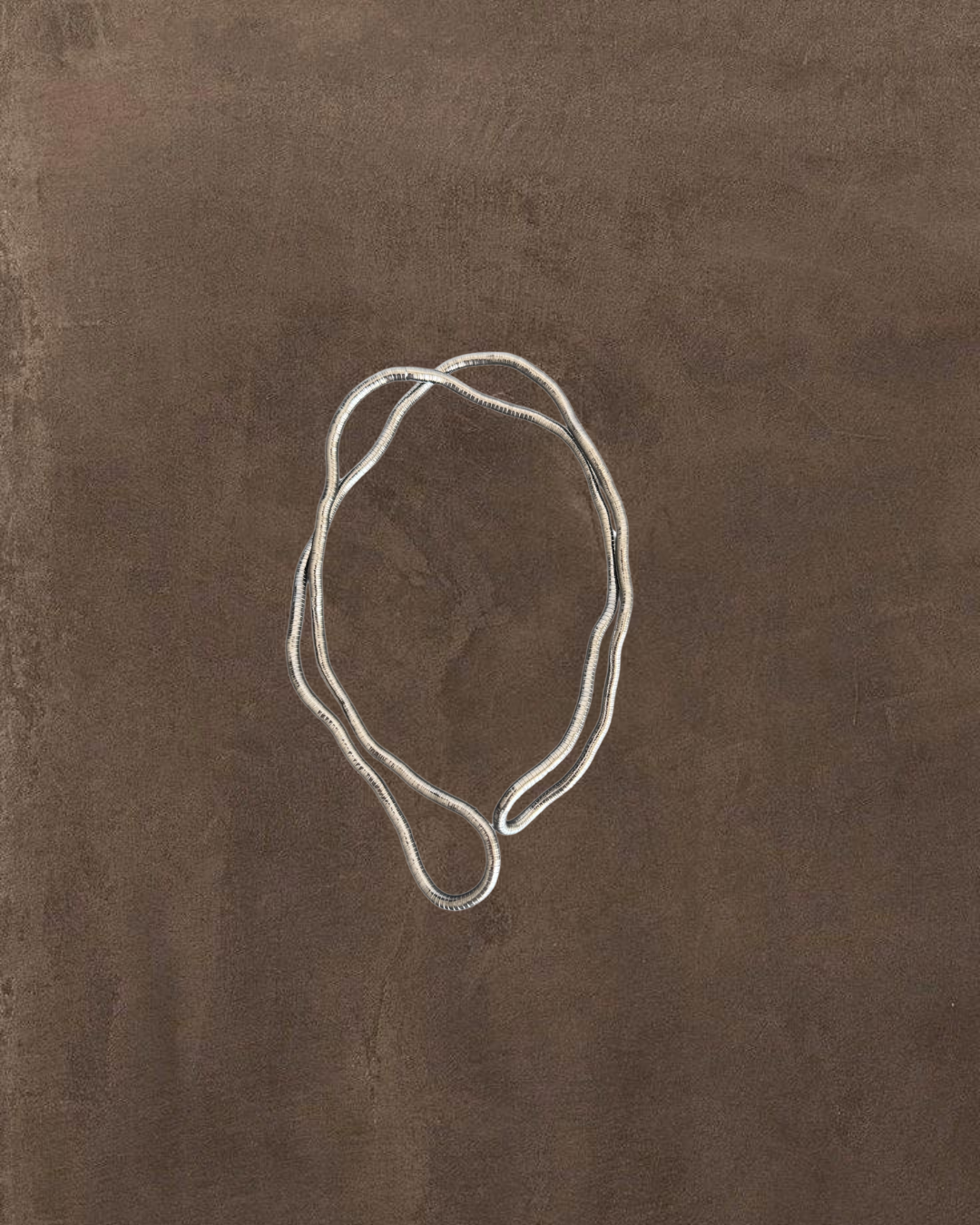 Collar moldeable plata