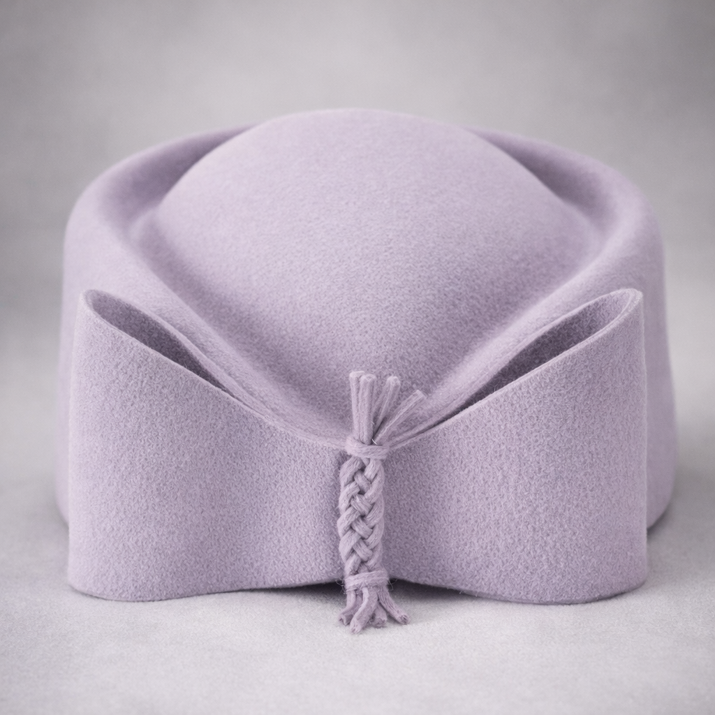 Tocado Casquete Olga Gris