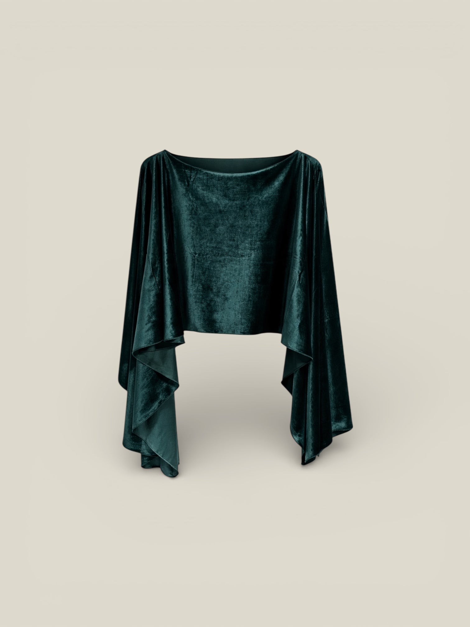 Capa de terciopelo Verde