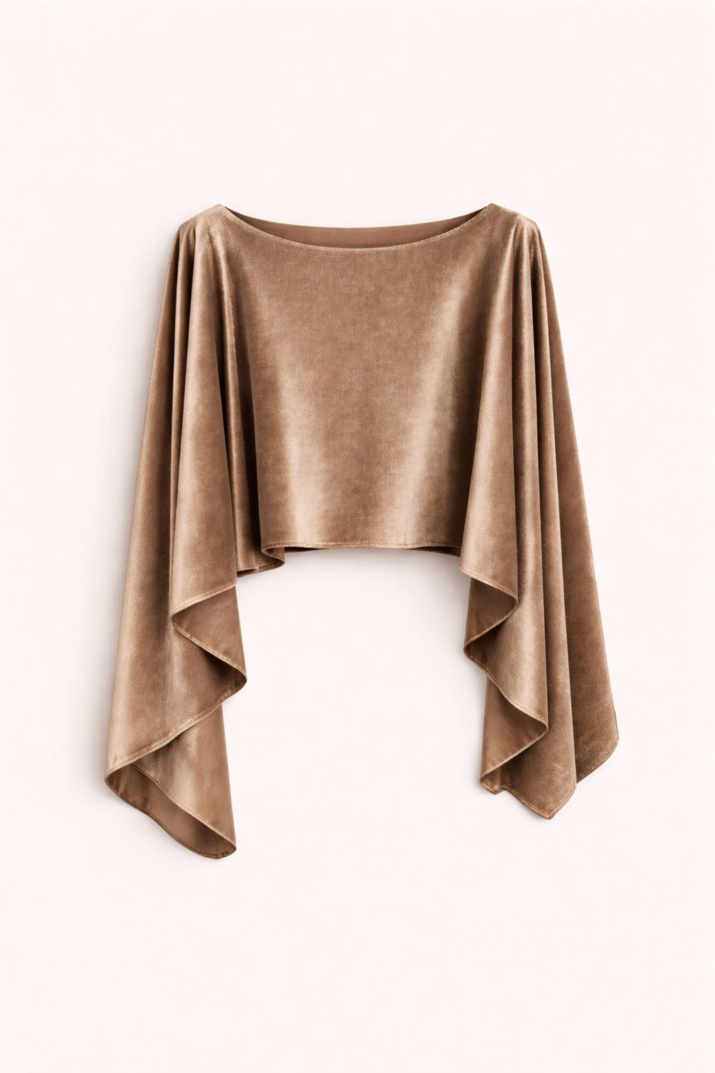 Capa de terciopelo Marrón