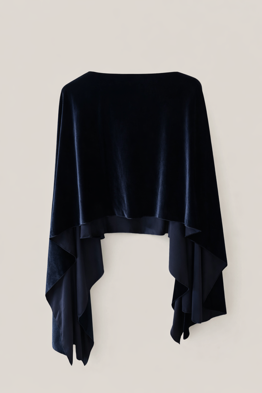 Capa de terciopelo Marino