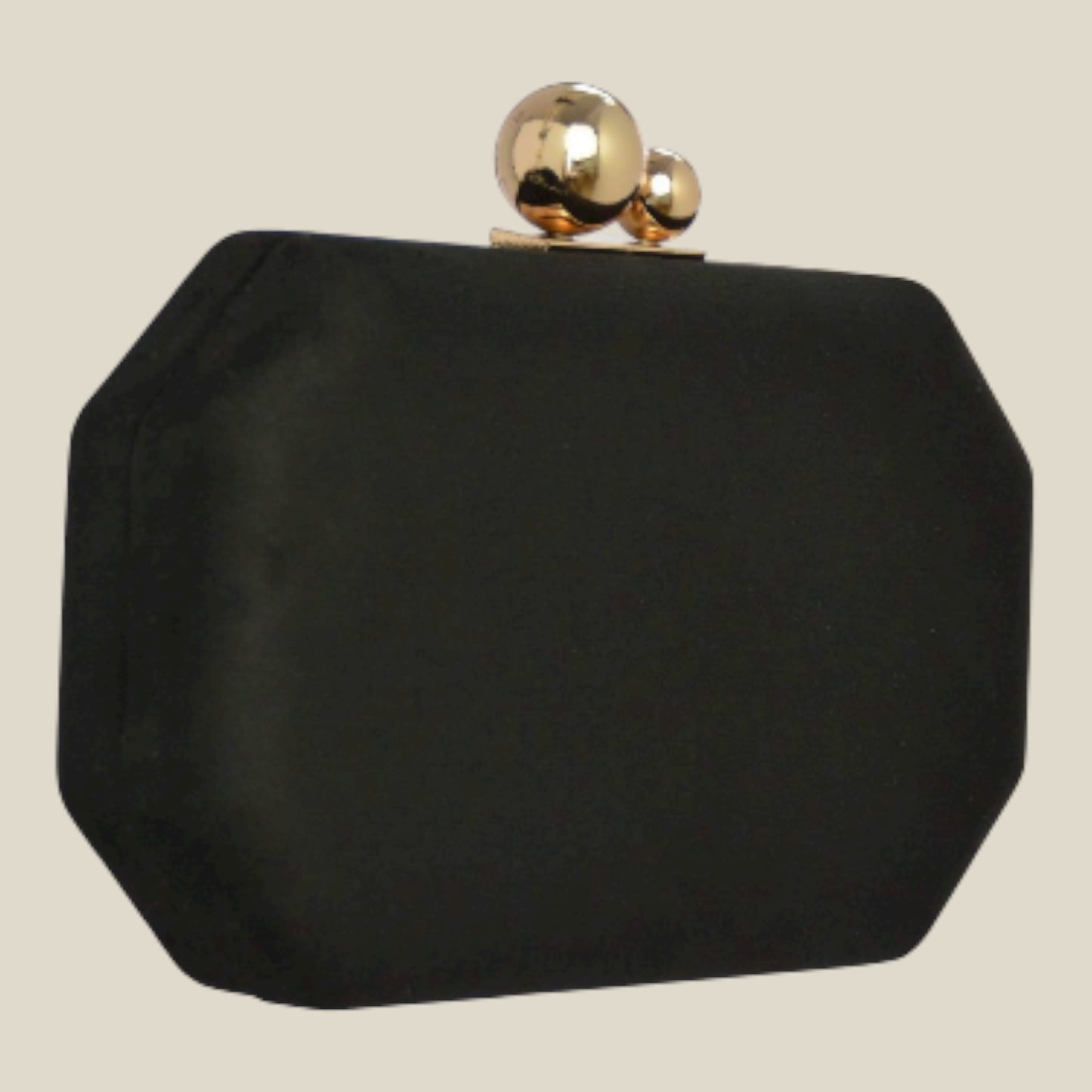 Bolso Octógono negro