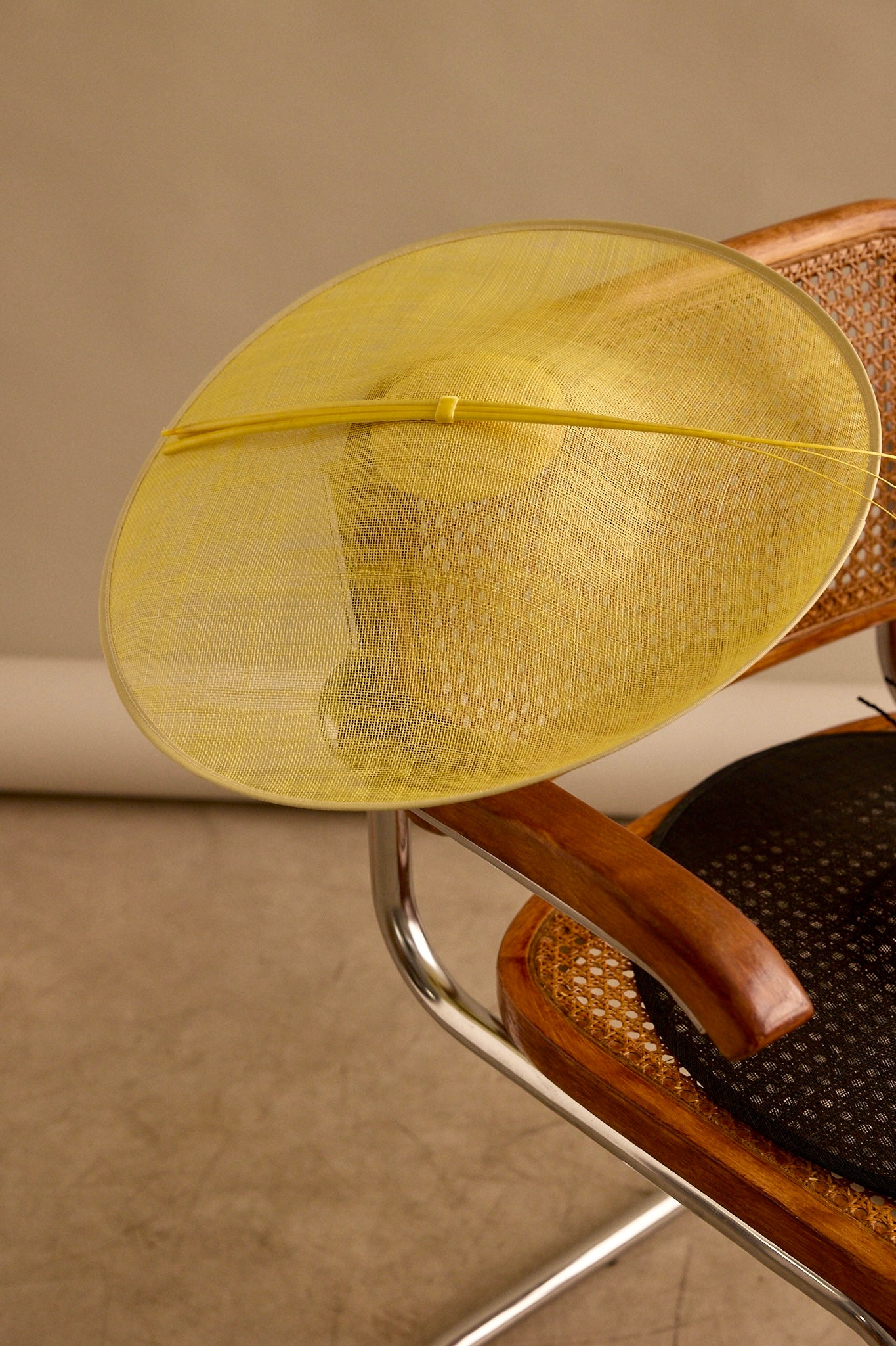 Tocado Isadora amarillo