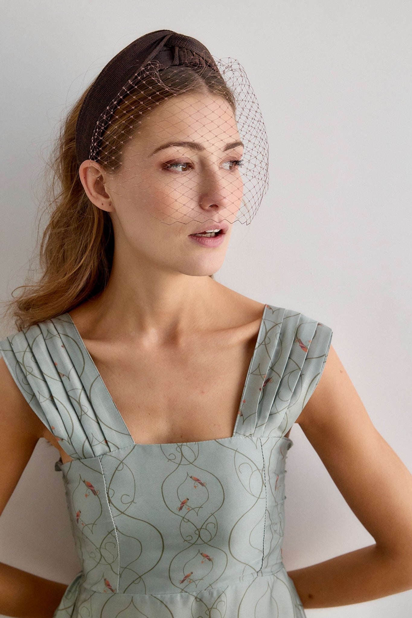Baroness chocolate headband
