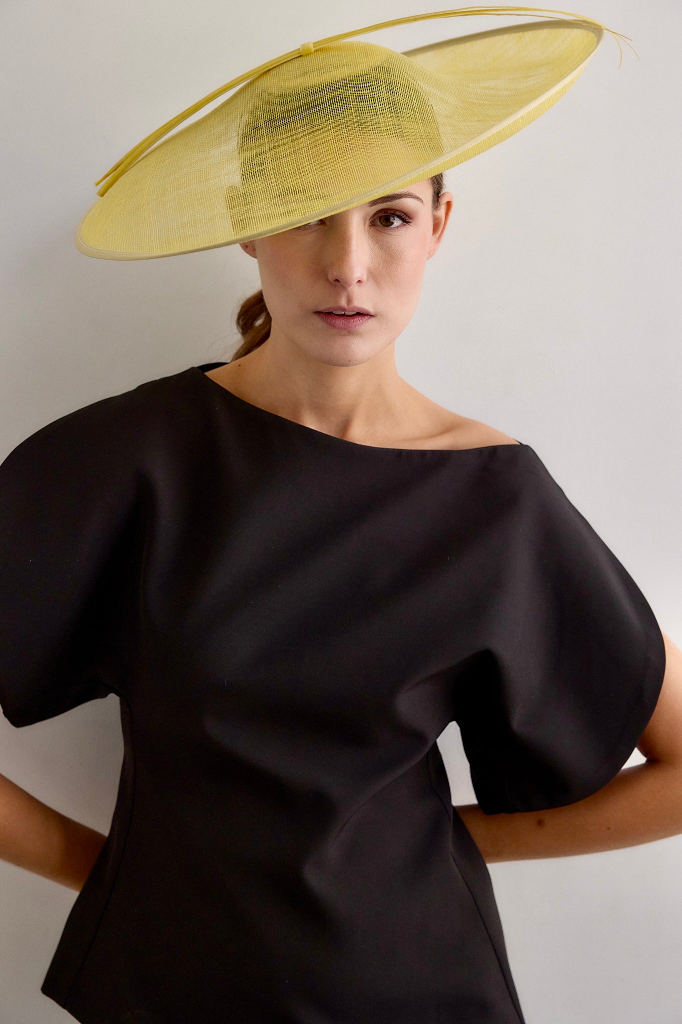 Tocado Isadora amarillo