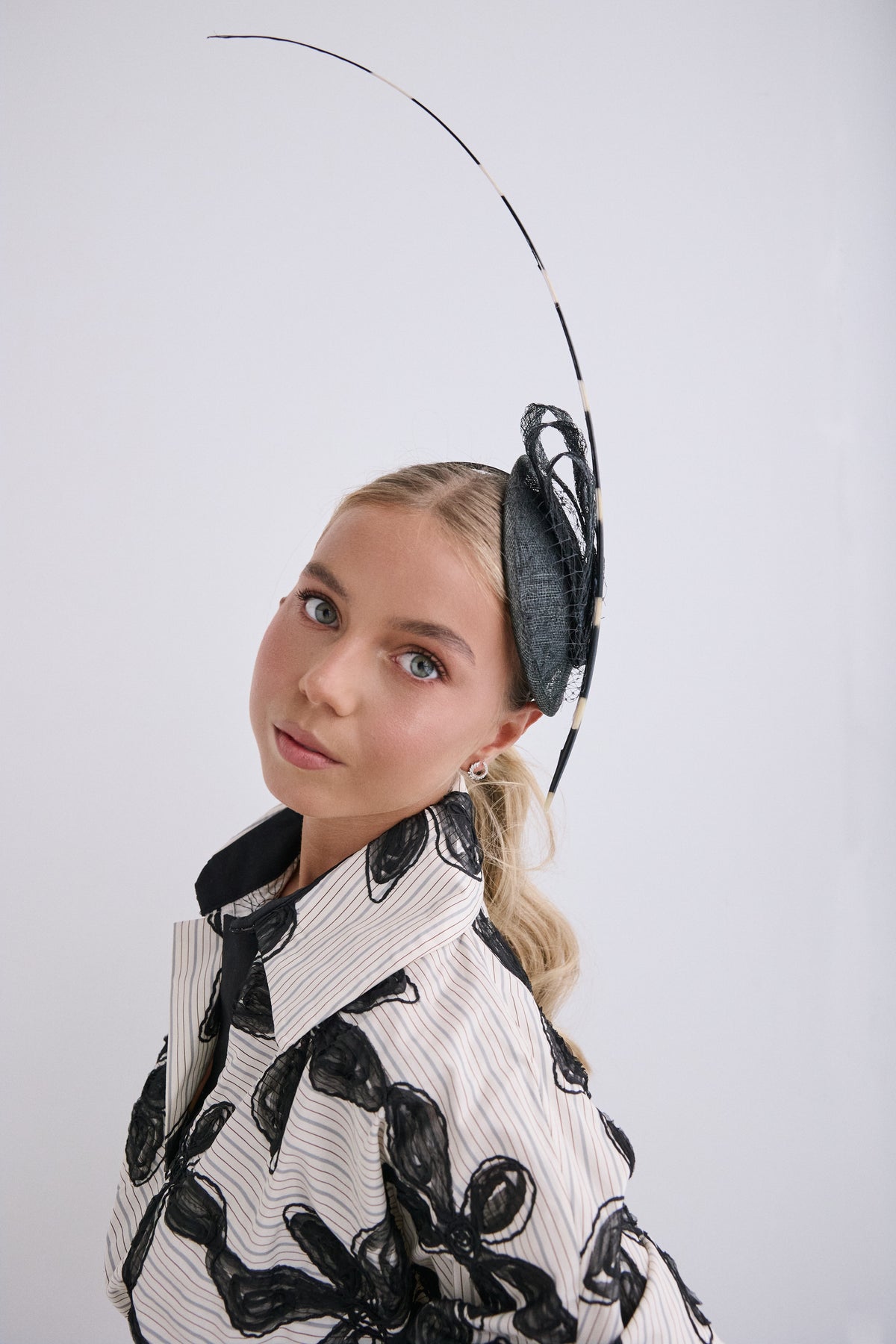 Hayley aquamarine headdress