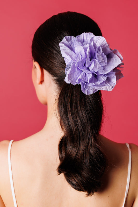 Lilac Tulle Flower