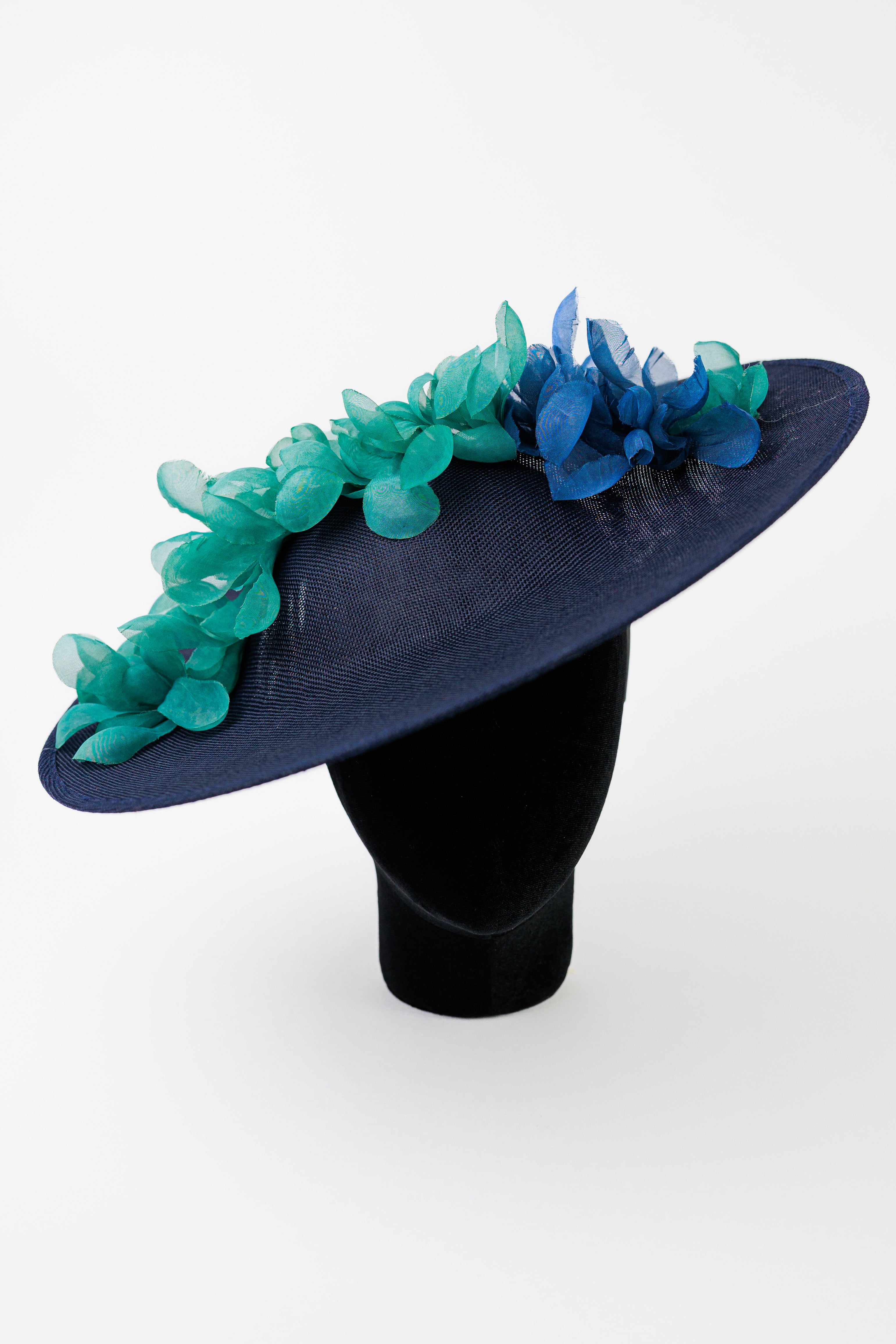 Tocado Ivy azul