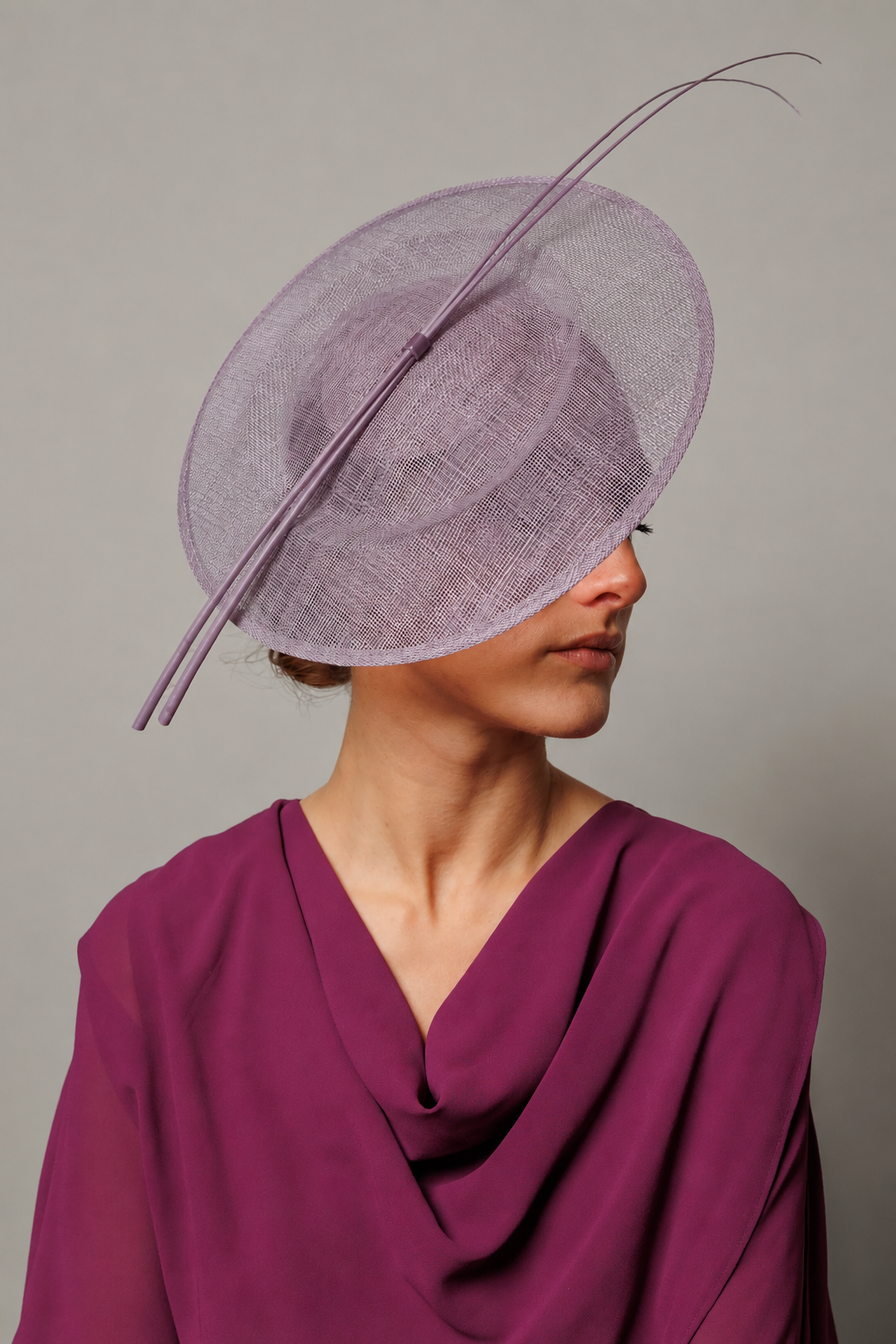 Tocado Windsor Malva