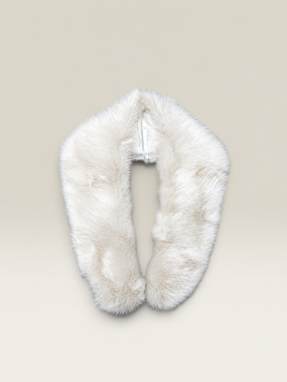 Black fur collar