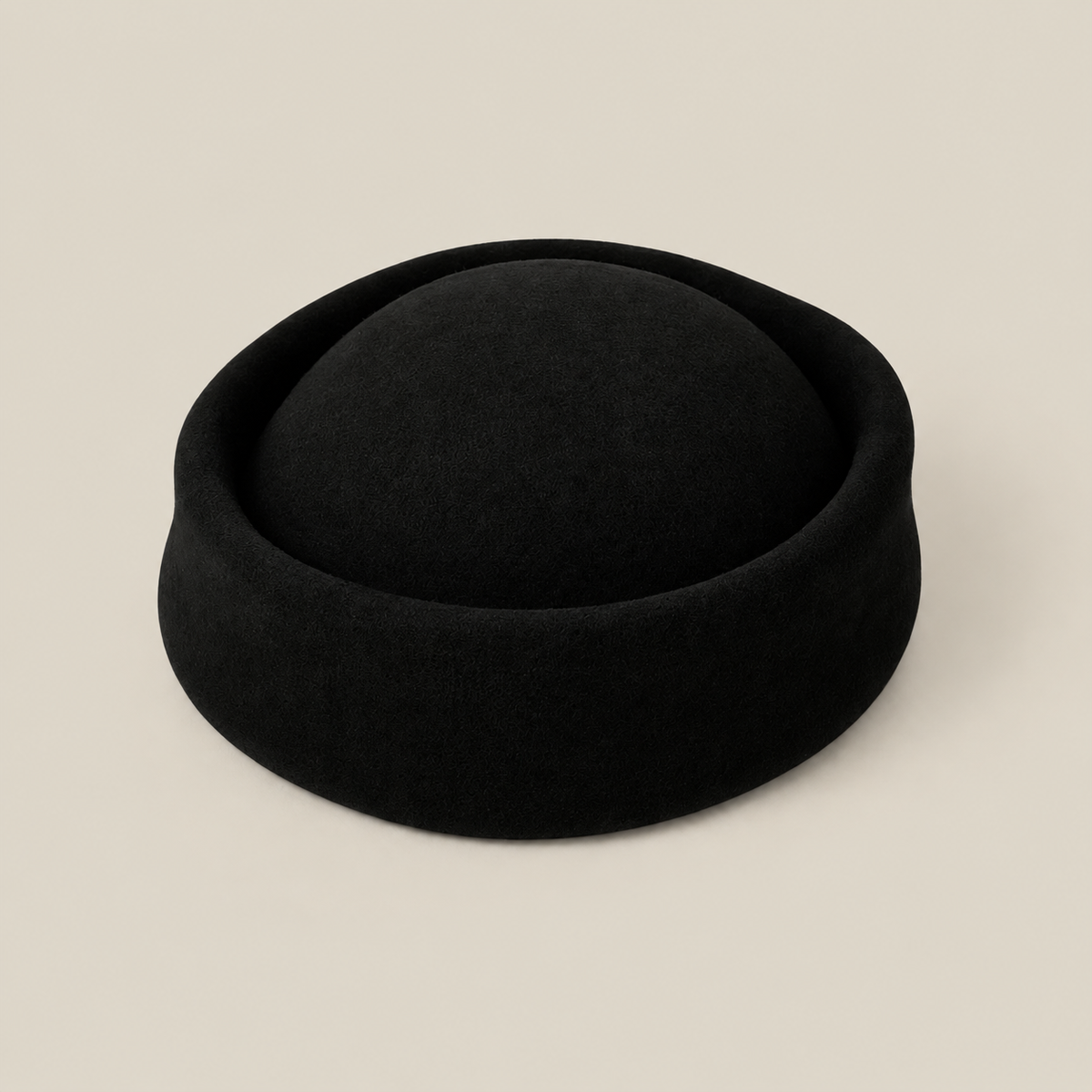 Tocado Casquete Jackie negro mini