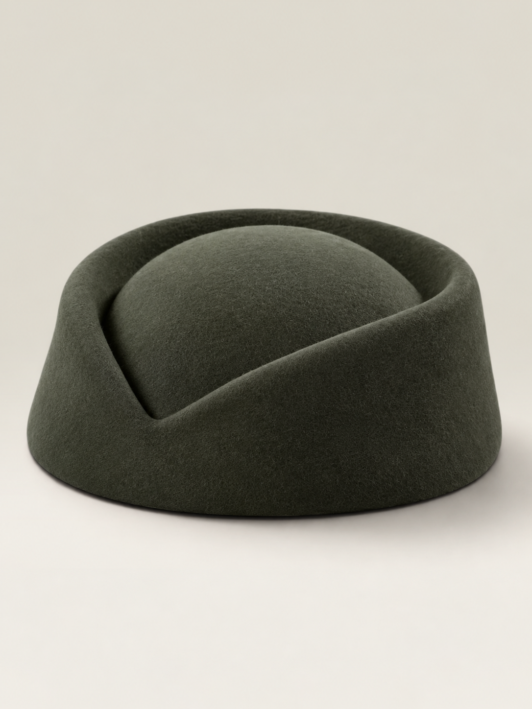 Dark Green Odile Pillbox Headpiece