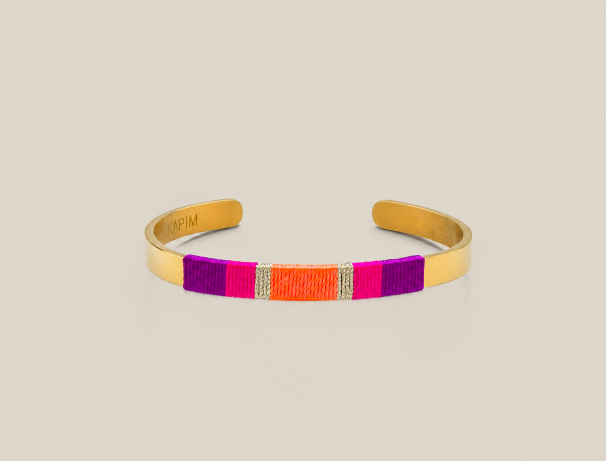 Pulsera Kapim Maxi Berenjena
