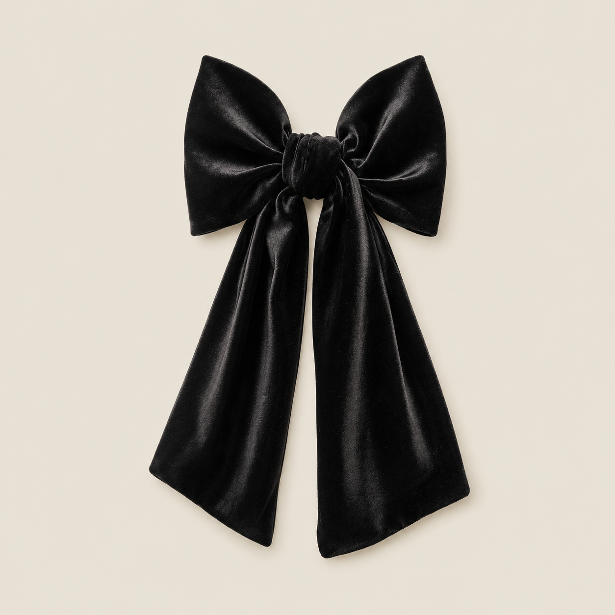 Lazo Ribbon negro terciopelo