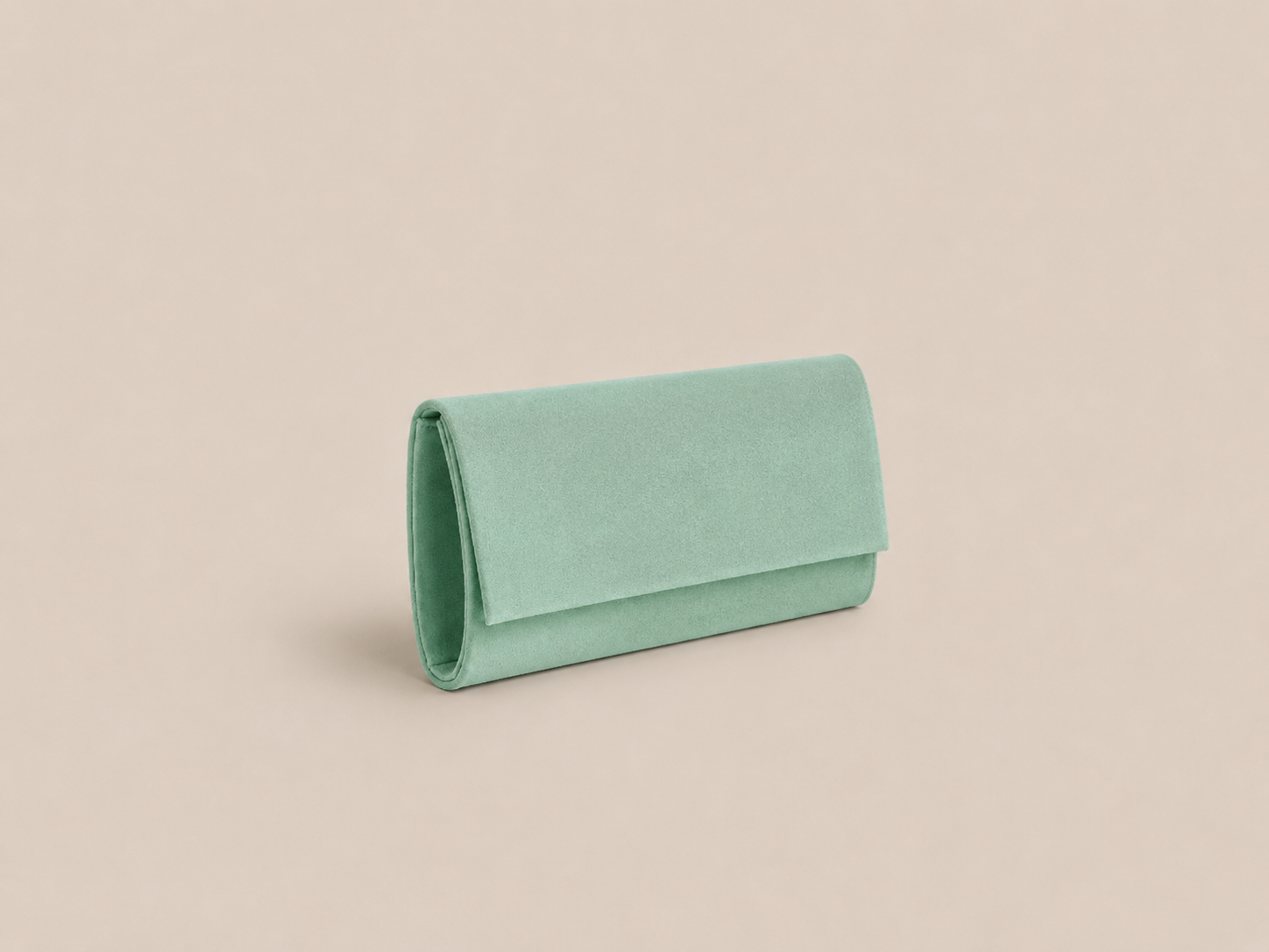 Bolso Sobre cuadrado verde claro