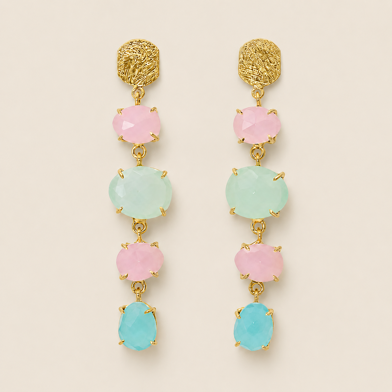 Pendientes Peñalba pastel