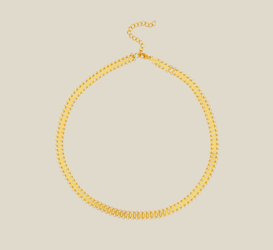 gargantilla, oro, cadena, collar marcela & co