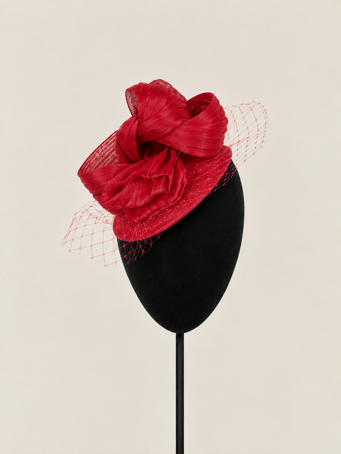 Tocado Efigenia rojo