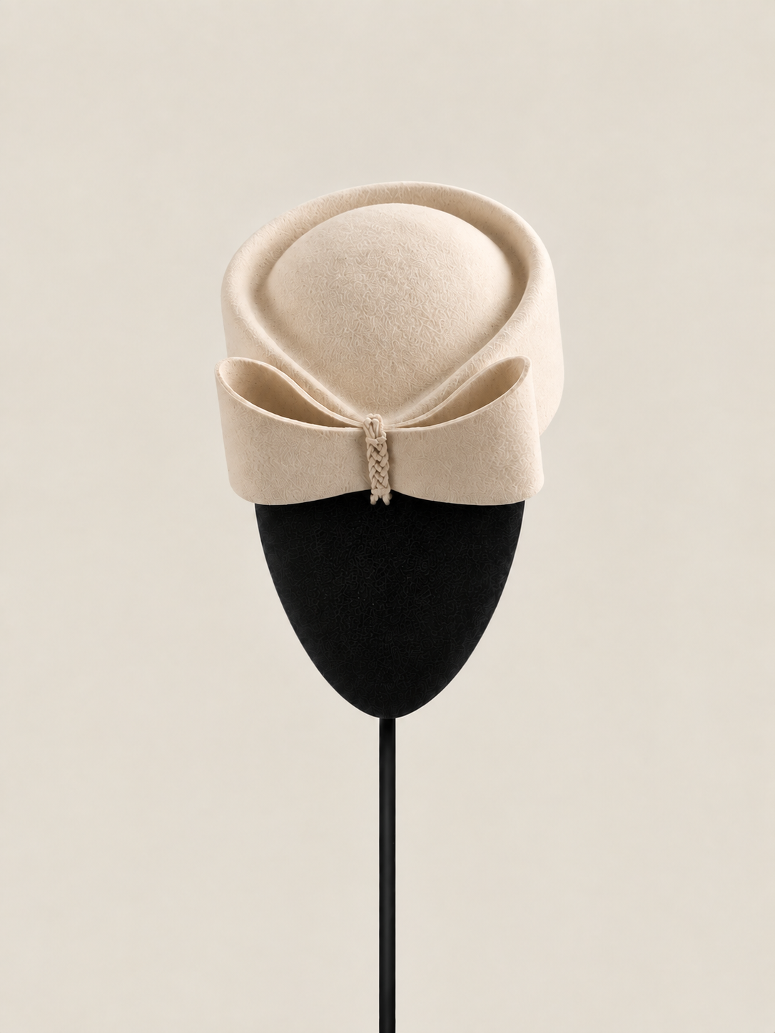 Tocado Casquete Olga blanco