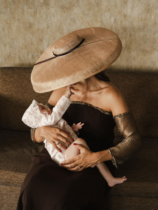 pamela, tocado, nude, acampanada, raqui, sinamay, marcela & co