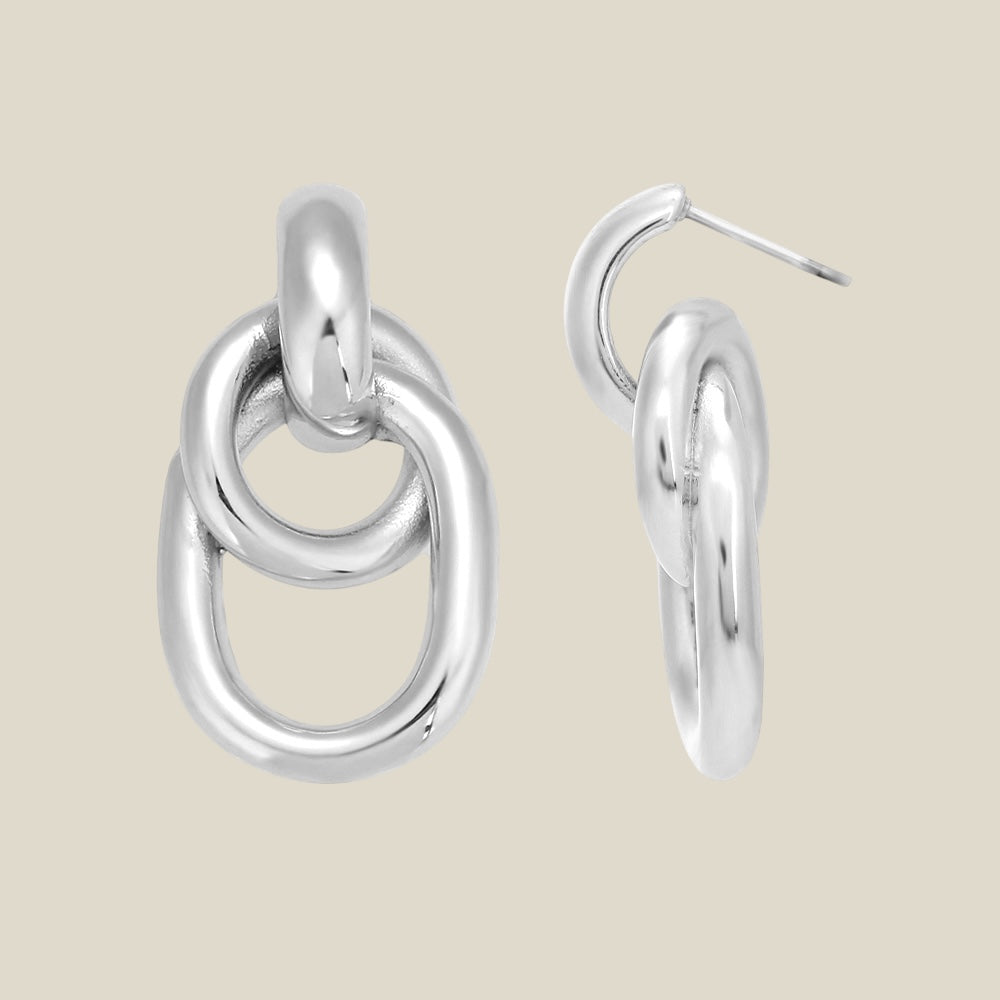 pendientes, plata, largos, invitada, fiesta, marcela & co