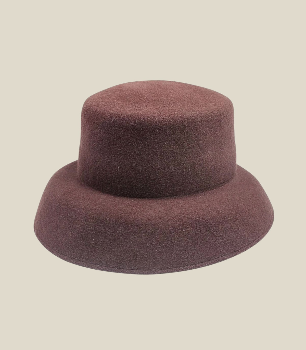 sombrero, invierno, lana, fieltro, chocolate, marcela & co