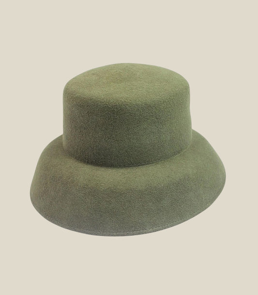 sombrero, invierno, lana, fieltro, beige, marcela & co