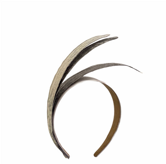 Silver Palm Headband