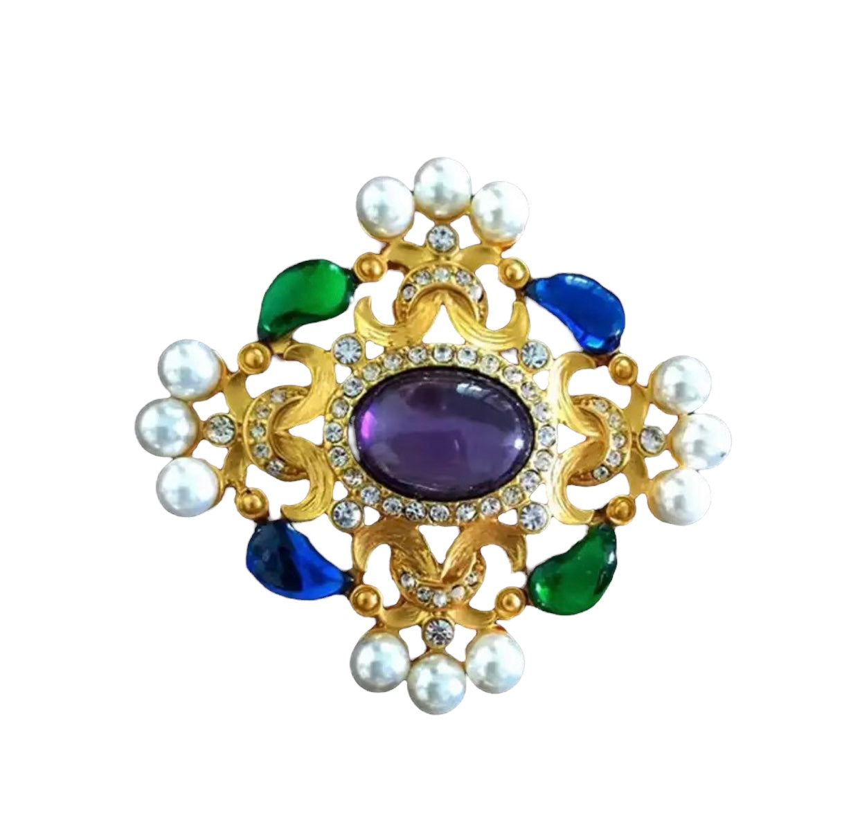 Purple Brooch