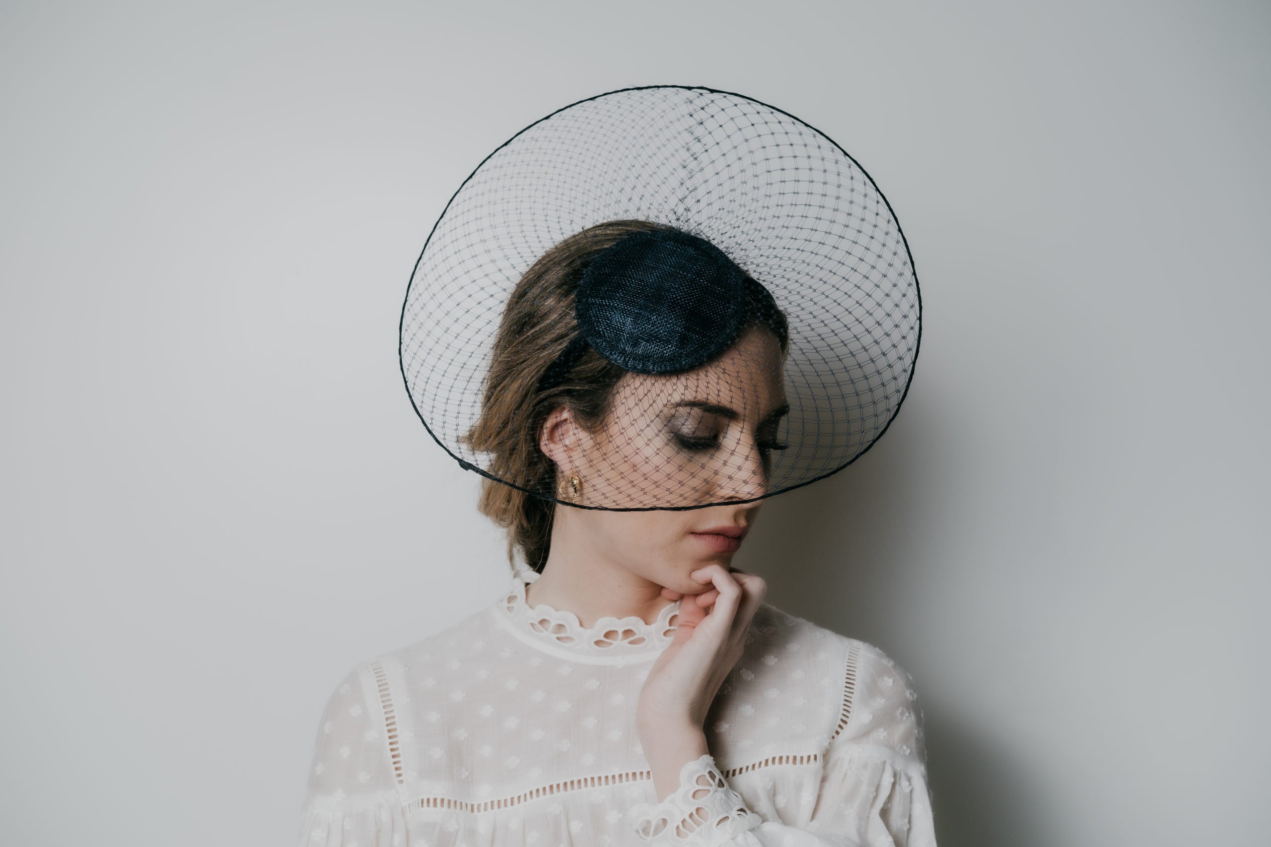 Tocado Fausta marino